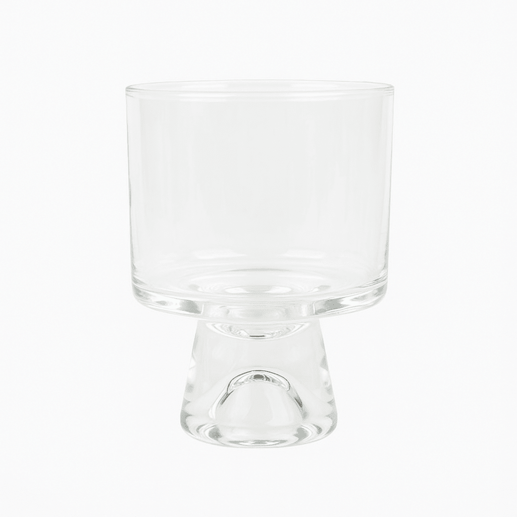 GLASS184 20cl Goblet Candle Glasses Clear- Box of 6