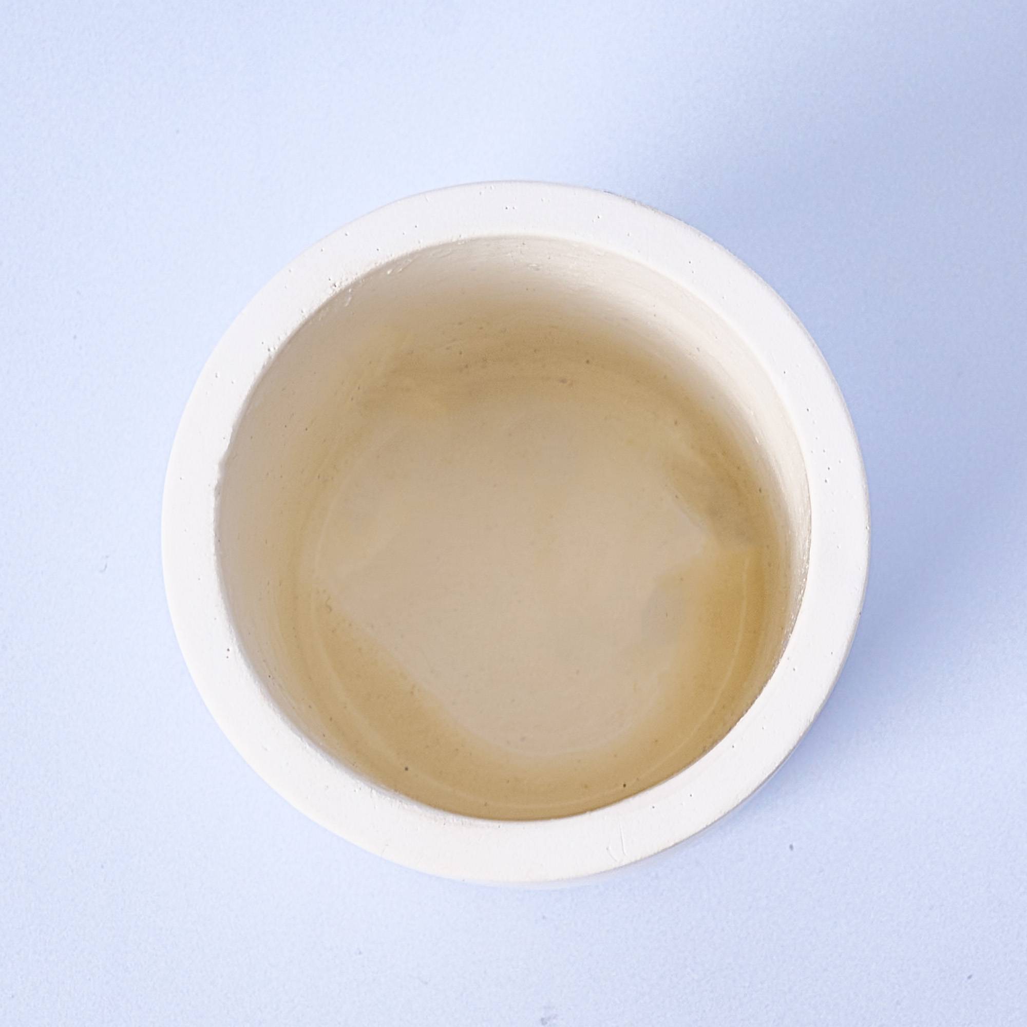 10899 White Concrete Candle Jar With Lid Available at Supplies For Candles ™