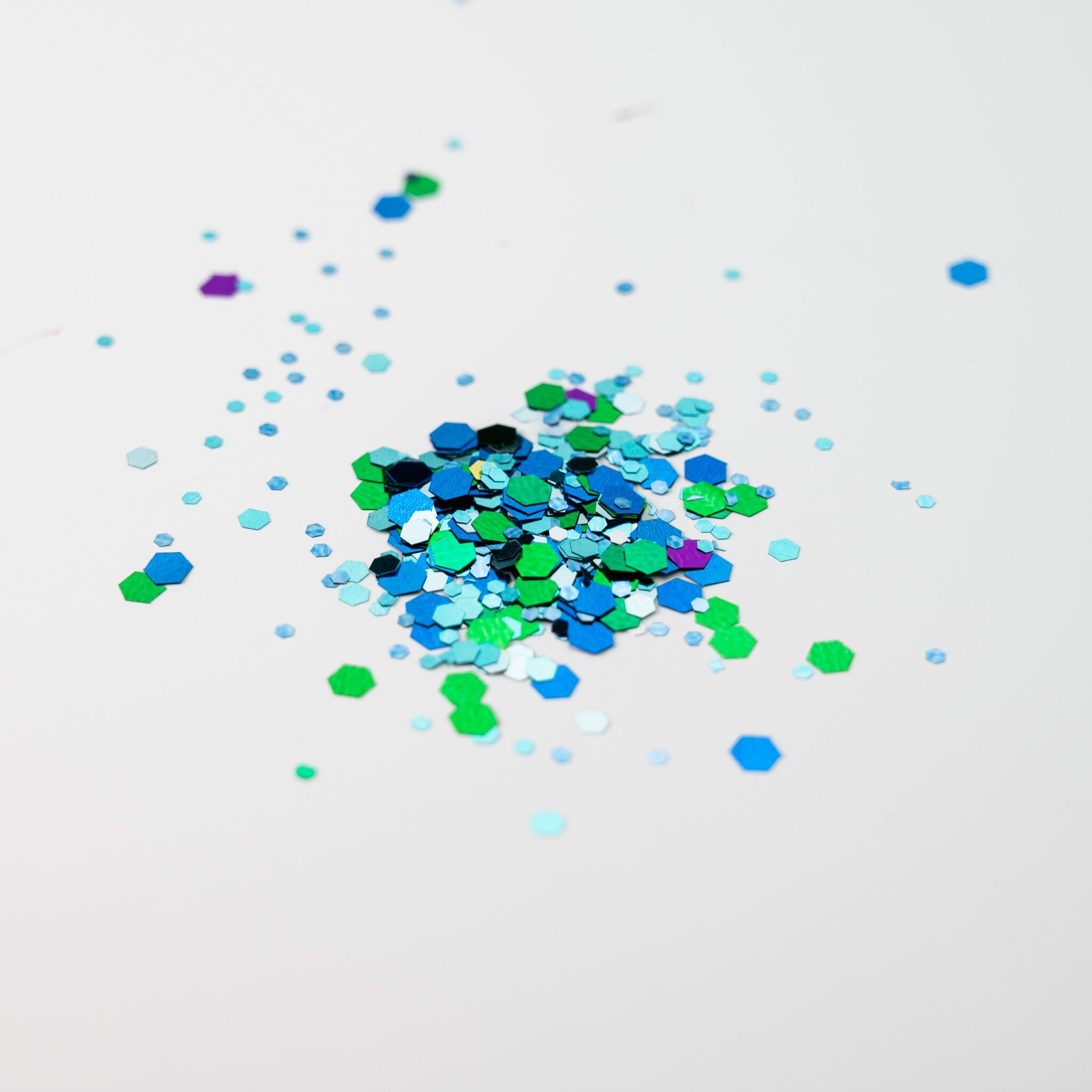 2325 Chunky Blue Glitter