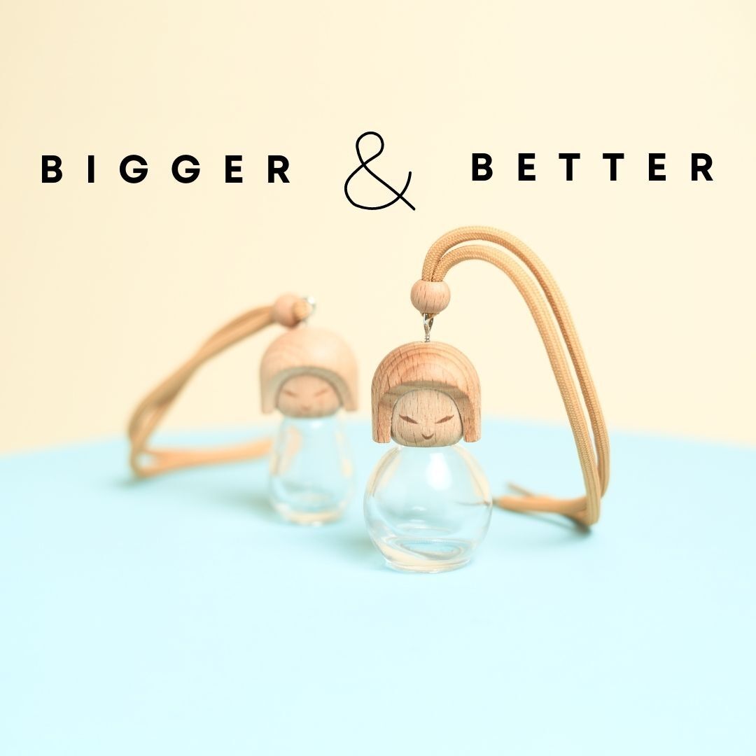 6464 Wooden Dolly Hanging Car Diffuser