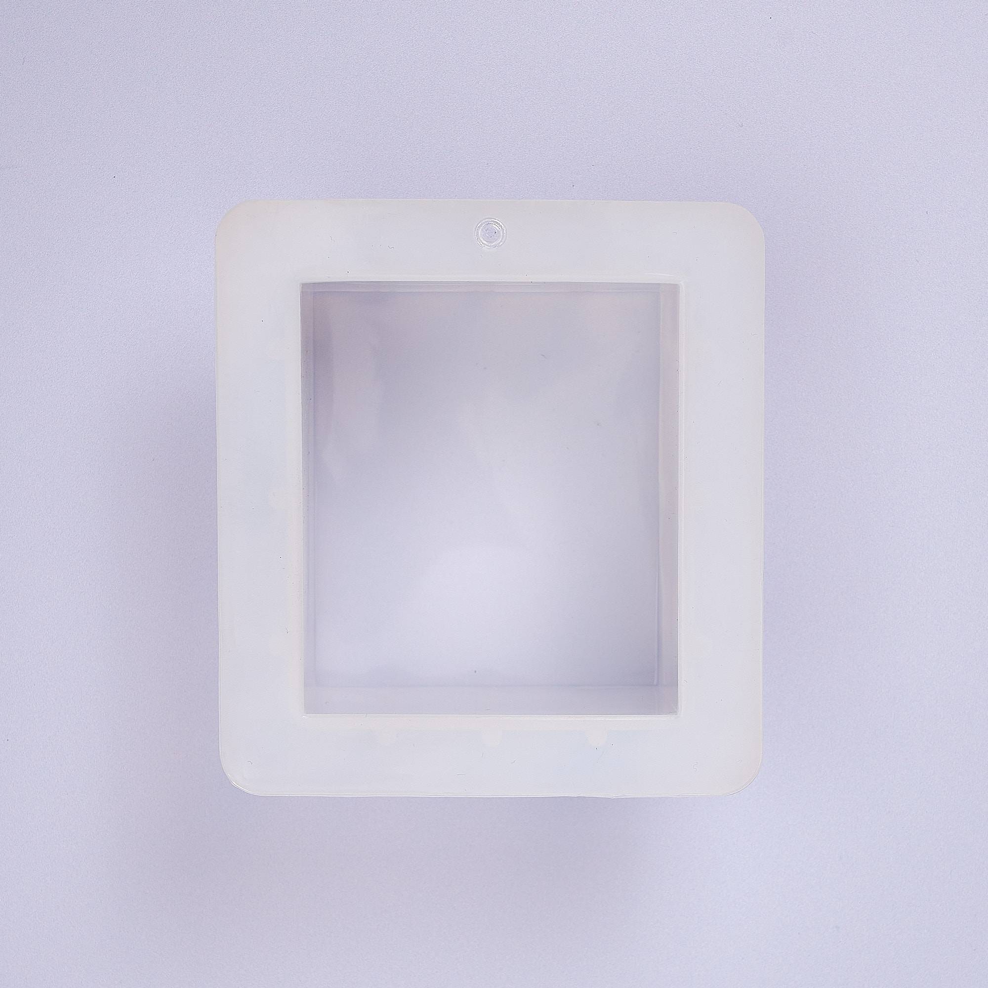 9143 Square Soap Mould, Silicone, Small