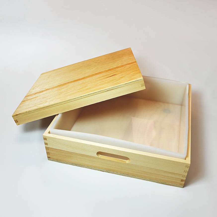 9360 Soap Mould with Silicone Lining, 5kg, Square