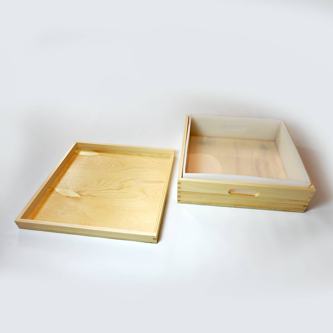 9361 Soap Mould with Silicone Lining, 5kg, Square