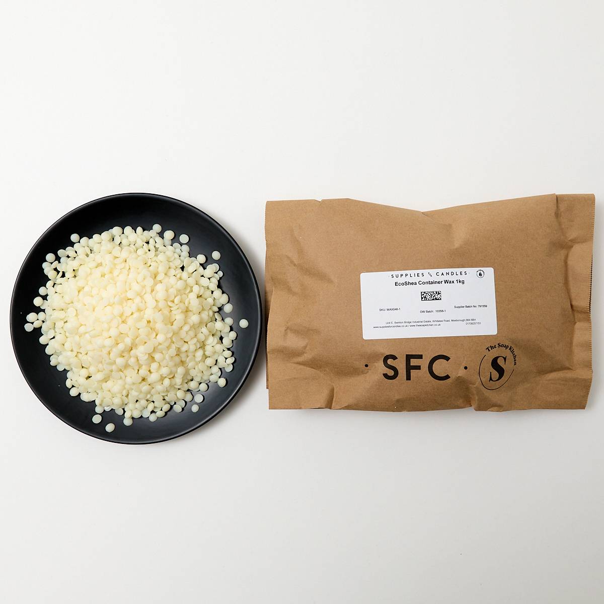 12222 WAX046 EcoShea Container Wax