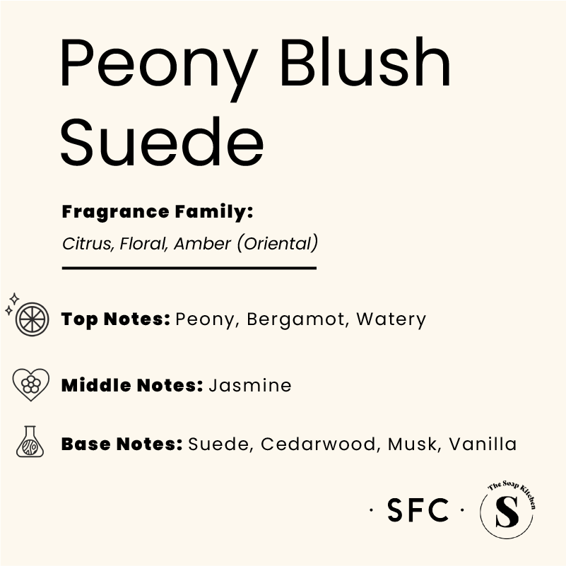Peony Blush Suede Fragrance Oil V2 Peony & Blush Suede Fragrance Oil